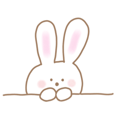 [LINEスタンプ] しろいくまとうさぎ(改訂版)