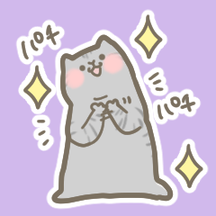 [LINEスタンプ] 日常ふんわり猫（サバトラ）