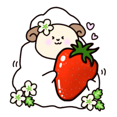 [LINEスタンプ] ぼく、ひつじ。春