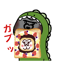 [LINEスタンプ] ゴリラくんの日常あいさつ色々スタンプ