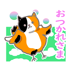 [LINEスタンプ] 愉快なトリネコさんです。