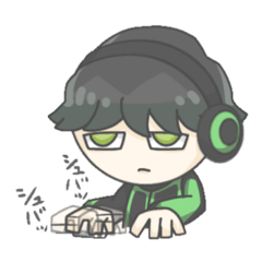 [LINEスタンプ] ゲームが好きです[男の子]