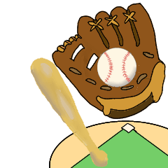 [LINEスタンプ] 野球、野球、野球