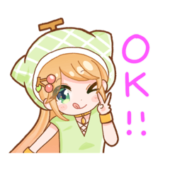 [LINEスタンプ] めろさらちゃんスタンプ