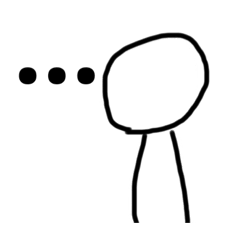 [LINEスタンプ] 棒人間っぽいやつの日常スタンプ