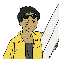 [LINEスタンプ] ザ・サマーボーイ