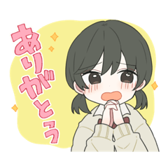 [LINEスタンプ] 無口くんとみなみちゃんスタンプ