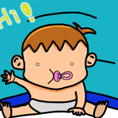 [LINEスタンプ] マスクさんと赤ちゃん