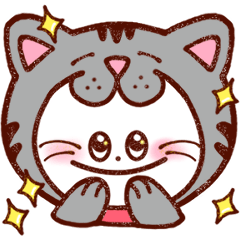 [LINEスタンプ] チョビビビビ猫スタンプ☆再販の画像（メイン）