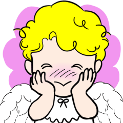 [LINEスタンプ] かわいい天使の日常会話①