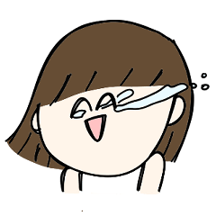[LINEスタンプ] 疲れた村のつか子ちゃん1