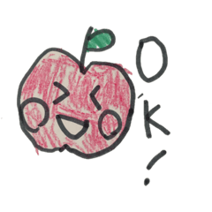 [LINEスタンプ] Kikoのりんごちゃん