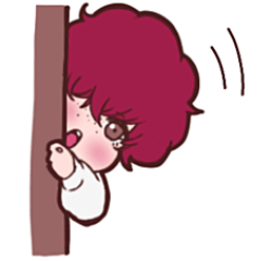 [LINEスタンプ] 赤毛のもじゃくん