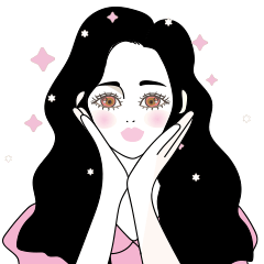 [LINEスタンプ] かわいい 反転彼女