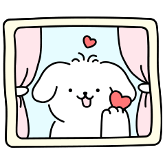 [LINEスタンプ] 家が好きな子犬の日常