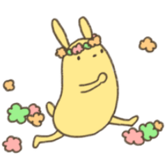 [LINEスタンプ] きほんのゆるうさ