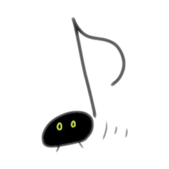 [LINEスタンプ] 楽譜から逃げ出した音符