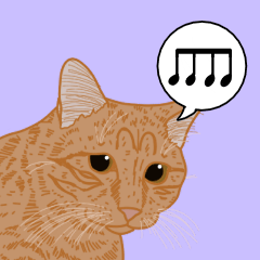 [LINEスタンプ] ひねもす茶とらねこ4