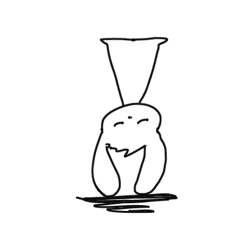 [LINEスタンプ] うさろ（睡眠）