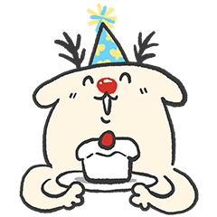 [LINEスタンプ] トナカイヌ