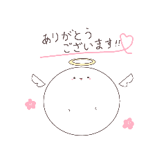 [LINEスタンプ] 毎日使える！天使まるの日常