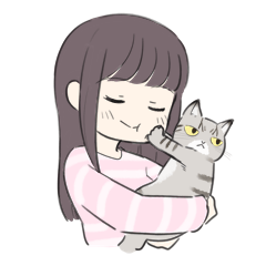 [LINEスタンプ] かわいいねこのつーちゃん