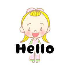 [LINEスタンプ] ♡ポンパドールちゃん♡のおしゃれスタンプ