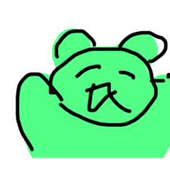 [LINEスタンプ] 未確認生物くまちゃんスタンプ