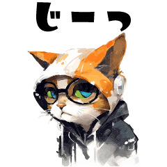 [LINEスタンプ] ペンキねこ