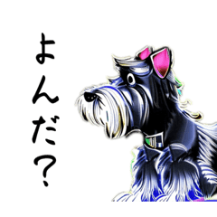 [LINEスタンプ] 愛するシュナウザー