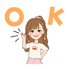 [LINEスタンプ] ♡女の子日常スタンプ♡