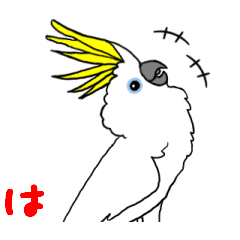 [LINEスタンプ] 動く♪キバタン