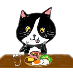 [LINEスタンプ] 猫のさくらの日常にゃんです。