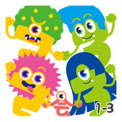 [LINEスタンプ] 2323モンスター1-3