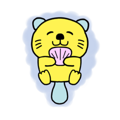 [LINEスタンプ] ラッコのらっこぴん