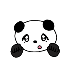 [LINEスタンプ] うごく♡パンダのぱんぱん【調和】