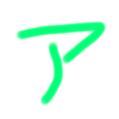 [LINEスタンプ] エメラルドライトグリーン【アイウエオ
