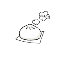 [LINEスタンプ] しゃべる豚まん