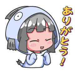 [LINEスタンプ] 鯖子スタンプ-気分を表現する(日本語Ver.)