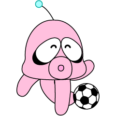 [LINEスタンプ] ゆかいな火星人 サッカー編