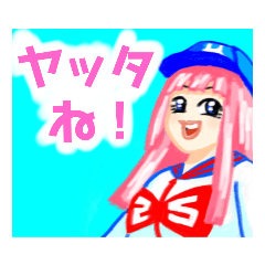 [LINEスタンプ] 陽キャ娘・天堂ヒナタ