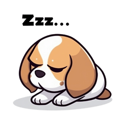 [LINEスタンプ] 毎日使えるユル犬