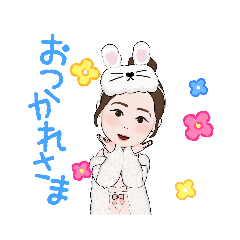 [LINEスタンプ] himeton☆パジャマver.