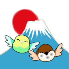 [LINEスタンプ] ふゆだよ新年だよ！じゃっくとなっしゅ再販