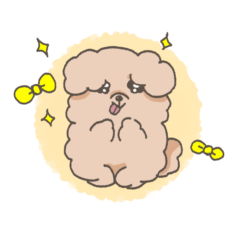 [LINEスタンプ] もこもこしてるぷー