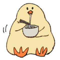 [LINEスタンプ] 健やかなひよこ