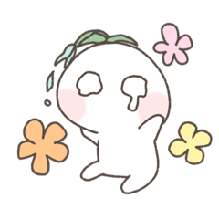 [LINEスタンプ] 弱虫ちゃん