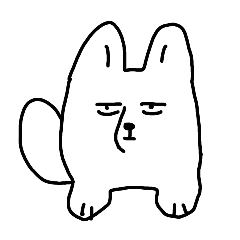 [LINEスタンプ] 一頭身のチベットスナギツネ