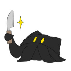 [LINEスタンプ] ねこのようなタコのような何か