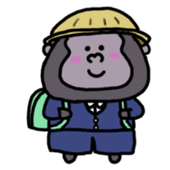 [LINEスタンプ] ぼく、ごりお。（春）